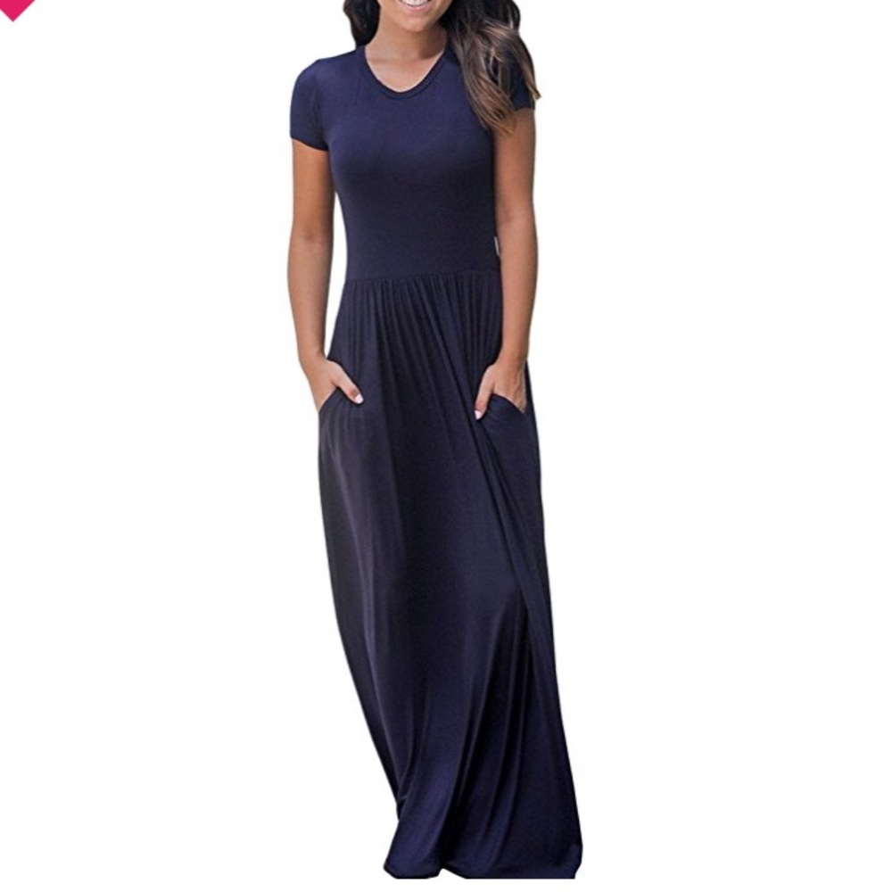 🆕 Navy Maxi Dress